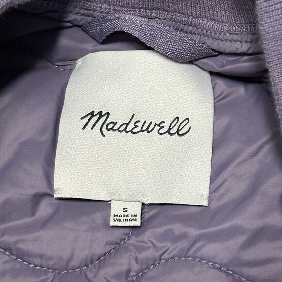 Madewell Oversized Purple Shacket Cottage Fall Bomber Lagenlook Jacket Womens S - Picture 4 of 8